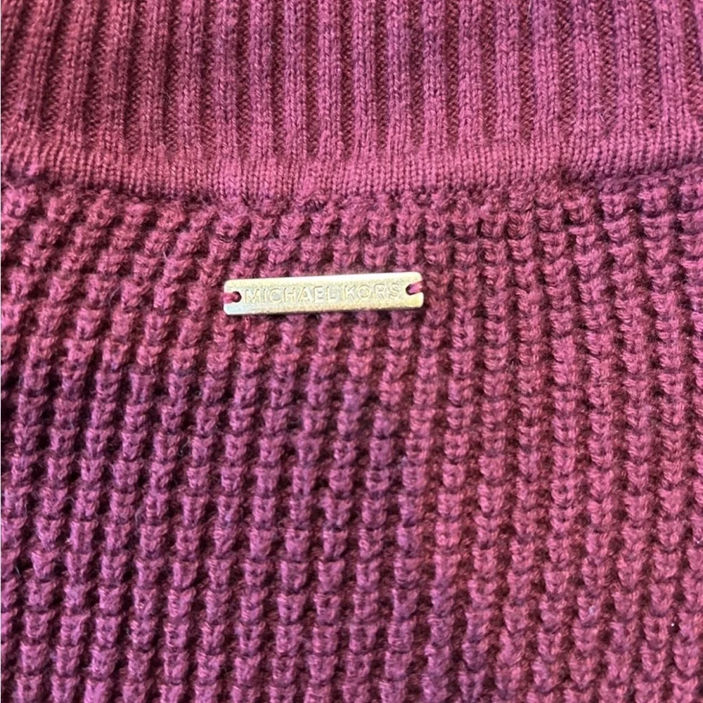 Michael Kors Burgundy size large Turtleneck Sweater